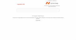 Desktop Screenshot of napiwko.info